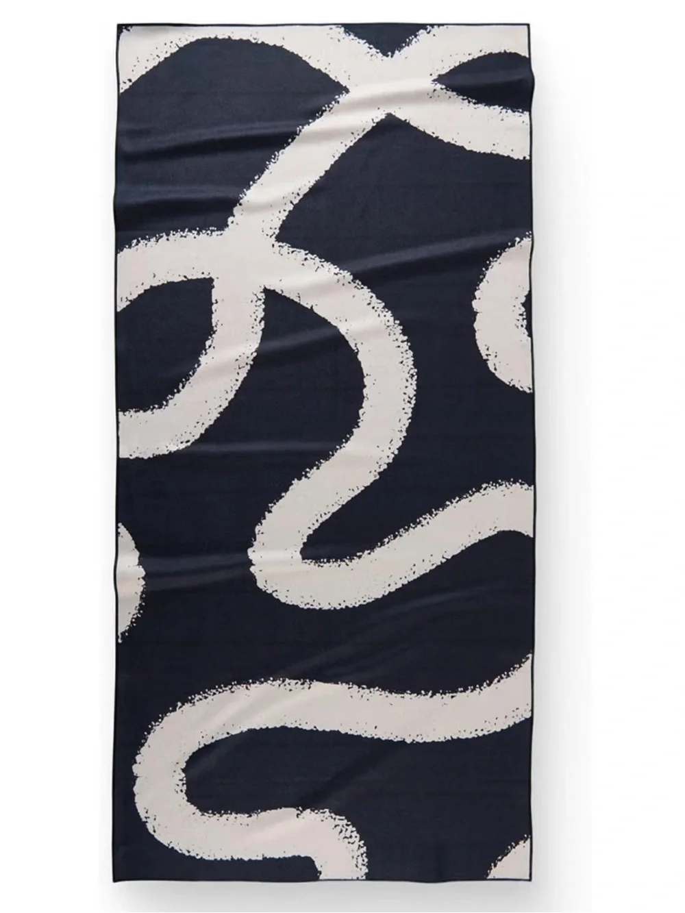 〰️GEOMETRY Micro-Loop Beach Towel – Quick-Dry, Sand-Resistant (Wind Down)